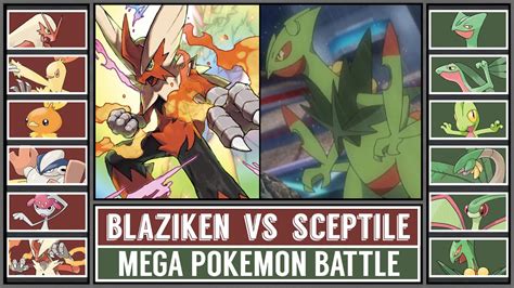 sceptile vs blaziken|most overrated starter pokemon.